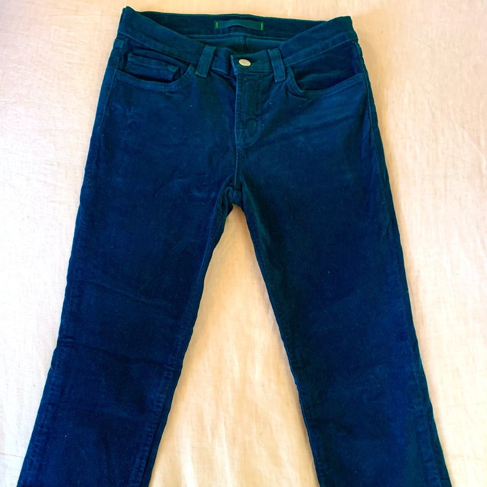 J Brand Jeans Skinny Corduroy In Riviera Blue Size 26